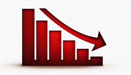 business graph with arrow