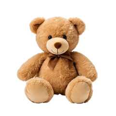 Teddy bear. Isolated on transparent background.