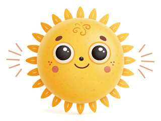 Fototapeta premium cartoon sun cartoon