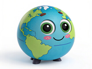 Earth cartoon character 