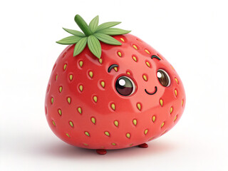 strawberry isolated on white