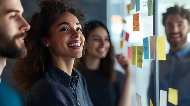 Innovation strategy workshop. Featuring idea generation and strategic planning