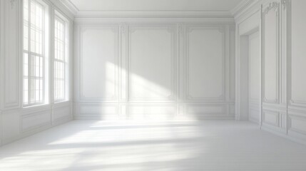 Fototapeta premium Modernized Historical Building with Soft Light Interiors