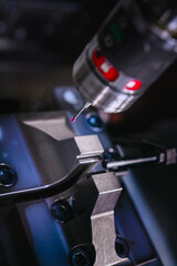 Precision CNC control in production, metalworking