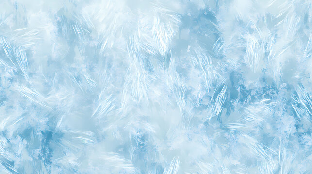 Ice pattern on frozen window seamless background, frost, cold, winter,glass, textured, frosty, chilly, icy, frostwork. Frostweave. Illustration