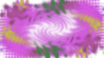 An abstract transparent psychedelic wavy vignette design element overlay.