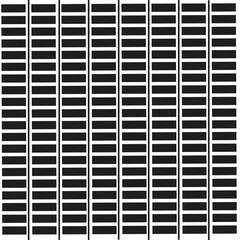 Minimalistic Black and White Rectangular Grid Pattern Design