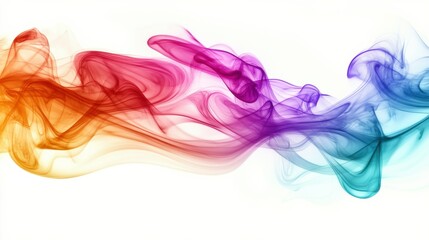 Dynamic Artistic Flair with Colorful Swirls