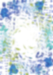 Obraz premium An abstract transparent psychedelic wavy vignette design element overlay.