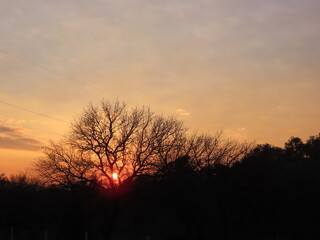 Fototapeta premium sunset in the mountains