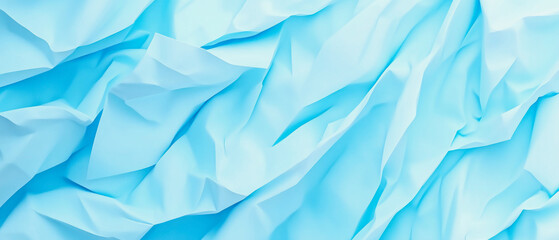 Obraz premium Crumpled light blue texture background for creative projects and designs. Generative AI