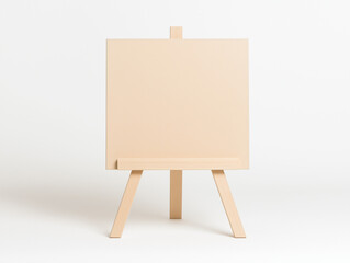 Compact Artist's Easel with Integrated Storage Potential