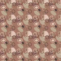 Geometrical style seamless vector pattern