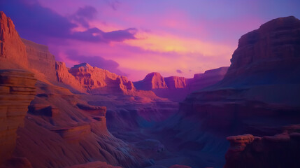 Naklejka premium grand canyon sunset