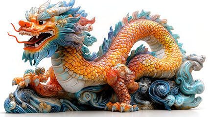 Fototapeta premium Chinese dragon year dragon