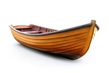 Luxury Yacht Isolated on White Background: Sleek Design for Speed and Adventure at Sea