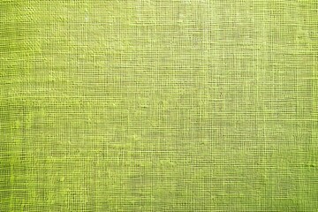 Lime Green Burlap Canvas Texture: Retro Fashion Background for Decoration