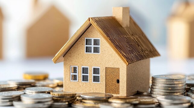 Couple reviewing property valuation report home office real estate financial insight close-up assessment process