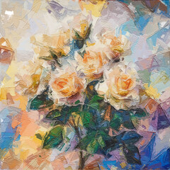  Lovely Oil Paint Flower Portraits