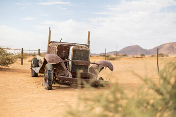 old rusty truck