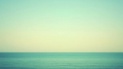 Obraz premium Serene Soft Horizon with Artistic Filters