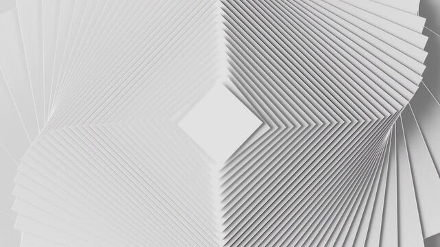 Abstract Ladder  move. Abstract 3d seamless bright background in 4k. Simple geometry in creative style. Looped smooth animation, Ladder drawing 3D, 3D render