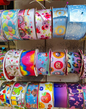 colorful tematic ribbons