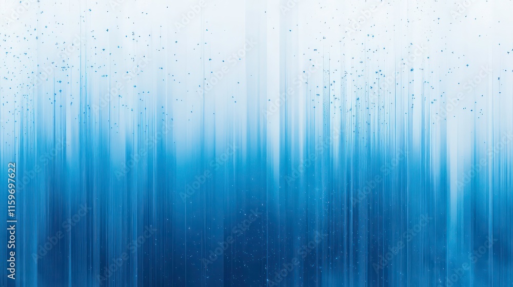 Poster Abstract blue vertical lines background with subtle light blue and white gradient, featuring tiny particles dispersed throughout.