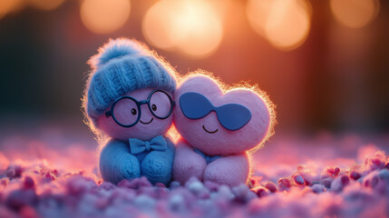 Modern flat-style palm leaf pattern in soft beige and green tones, ideal for eco-themed websites and digital projects.