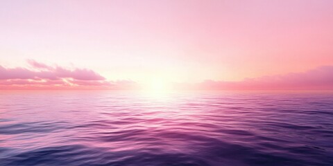 Obraz premium Serene Sunrise Over Ocean