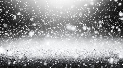 Snowy celebration: Festive winter banner charming winter theme, featuring intricate snowflakes, peaceful snowy backdrop, ideal for warm greeting cards, welcoming copy space for heartfelt messages.