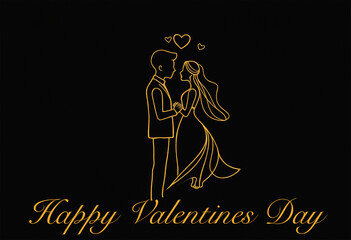 Valentine's Day card design. Illustration with oil paint. Pattern for printing on wall decorations, covers, wallpapers