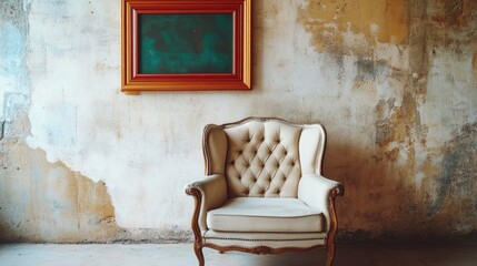 Vintage Living Room Interior