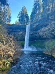 Waterfall in Silver Falls State Park, Oregon, USA