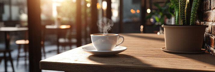 A cozy coffee shop setting where a mentor shares valuable insights with a mentee over steaming cups, emphasizing informal yet impactful learning.  