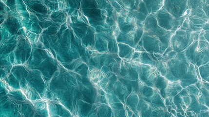 Ethereal abstract blue color water wave surface, pure natural swirl pattern texture, background photography.