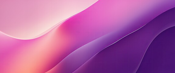 Elegant abstract design featuring smooth flowing gradient waves in vibrant pink and purple hues, perfect for artistic projects