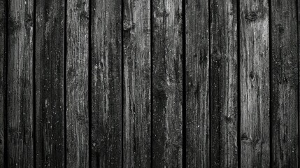 Dark grey vertical wooden planks background texture.