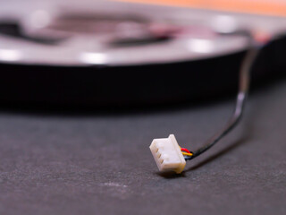 Plugs of Cooling system for a laptop, a fan and a radiator, CPU cooling and overheating, trottling