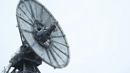 Radar Communication System on a White Background