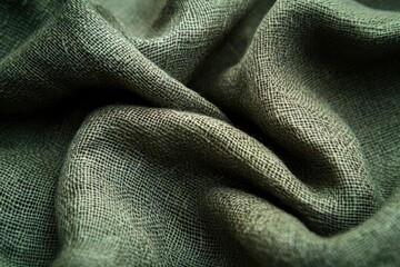 Closeup of lovely sage green material as backdrop