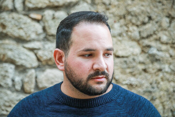 Man Trying To Avoid Eye Contact 
