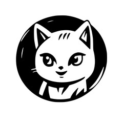 Cat with Elegant Posture - Majestic Pet Vector