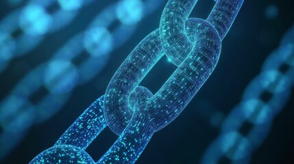 Digital Chain Technology in Dim Lighting Visuals