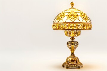 table lamp isolated on white background.