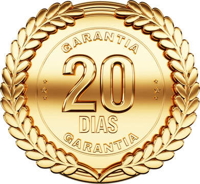 modelagem 3d medalha de ouro certificado de garantia valido por 30 dias textura de ouro