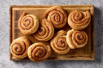 freshly baked cinnamon rolls