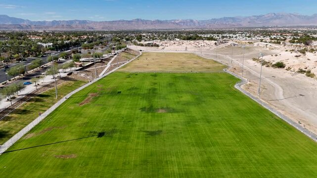 Charlie Frias Park Las Vegas Drone Video Aerial Nevada
