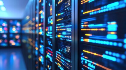 High-Contrast Digital Communication and Networking Room