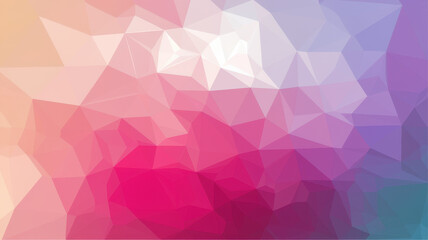 Fototapeta premium Abstract geometric background in soft pastel hues of pink, purple, and peach, creating a calming and modern aesthetic.